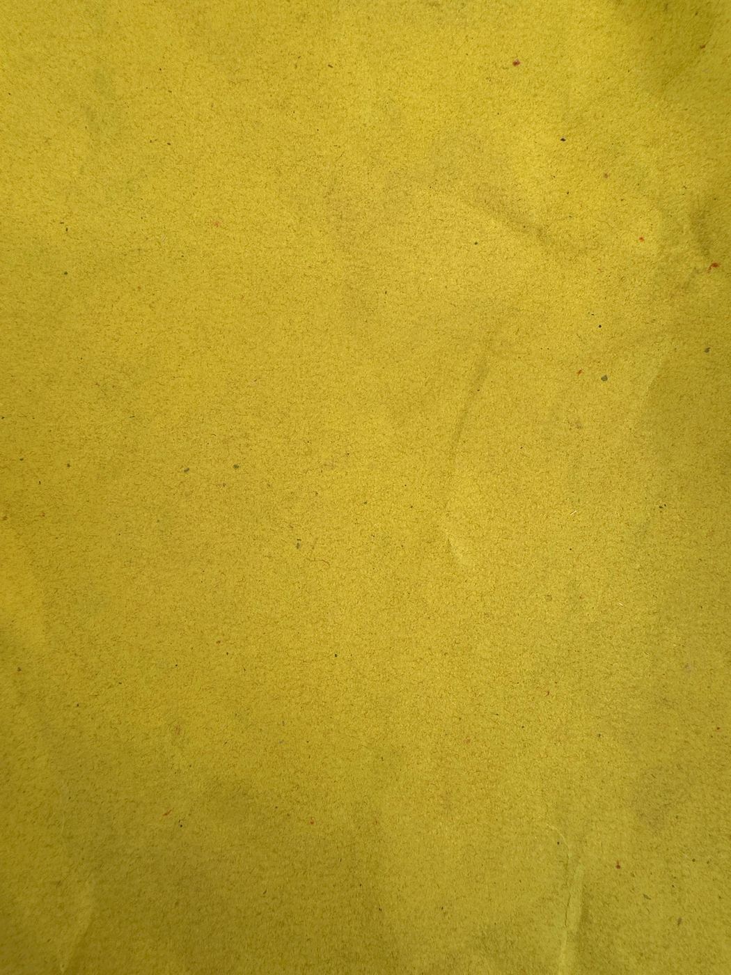 Yellow paper stock, sample 2